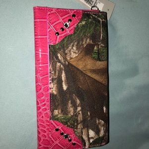 Pink and Camo wallet